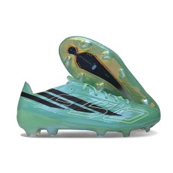 Nuovo Scarpe adidas F50 Hyperfast EVO FG Verde Nero