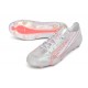 Nuovo Scarpe adidas F50 Hyperfast EVO FG Bianco Rosa