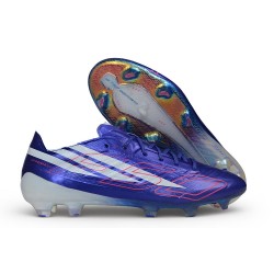 Nuovo Scarpe adidas F50 Hyperfast EVO FG Viola Bianco