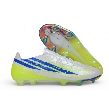 Nuovo Scarpe adidas F50 Hyperfast EVO FG Bianco Blu