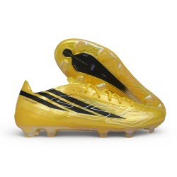 Nuovo Scarpe adidas F50 Hyperfast EVO FG Oro Nero
