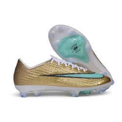 Nike Air Zoom Mercurial Superfly XI Elite FG Mtlc Oro Verde luminescente