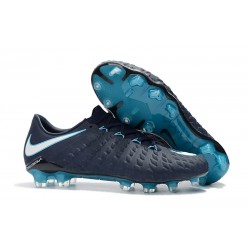 Scarpa da calcio per terreni duri Nike Hypervenom Phantom 3 - Uomo Blu Bianco
