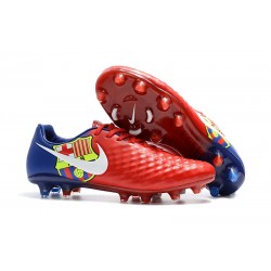 Scarpa da calcio per terreni duri Nike Magista Opus II - Uomo Barcelona Rosso Blu
