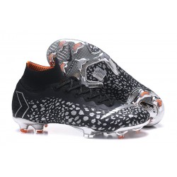 Scarpe Da Calcio Nike Mercurial Superfly VI 360 Elite FG CR7 Nero Argento