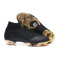 Scarpe Da Calcio Nike Mercurial Superfly VI 360 Elite FG Oro Nero