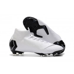 Scarpe Da Calcio Nike Mercurial Superfly VI 360 Elite FG Bianco Nero