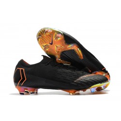 Scarpe da Calcio Nike Mercurial Vapor XII 360 Elite FG Uomo Nero Arancione Bianco