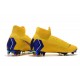 Scarpe Da Calcio Uomo Nike Mercurial Superfly VI 360 Elite FG Oro Bianco