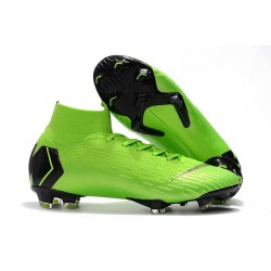 Scarpa da Calcio Per Terreni Duri Nike Mercurial Superfly VI 360 Elite FG - Verde Nero