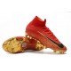 Scarpe Da Calcio Uomo Nike Mercurial Superfly VI 360 Elite FG Oro Bianco