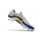 2018 CR7 Scarpe da Calcio Nike Mercurial Vapor XII 360 Elite FG Metallico Oro Bianco Blu