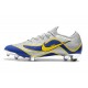 2018 CR7 Scarpe da Calcio Nike Mercurial Vapor XII 360 Elite FG Metallico Oro Bianco Blu