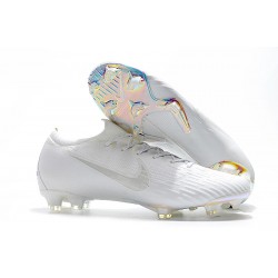 Nuove Scarpe da Calcio Nike Mercurial Vapor XII 360 Elite FG Argento Blu Giallo