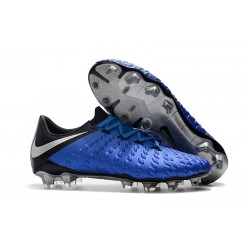 Nike Hypervenom Phantom III FG - scarpa da calcio uomo Blu Nero Argento