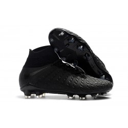 Tacchetti da Calcio Nike Hypervenom Phantom III DF FG Argento Nero