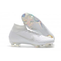 Scarpe Da Calcio Nike Mercurial Superfly VI 360 Elite FG Tutto Bianco