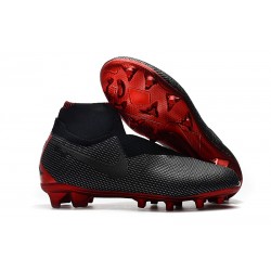 Scarpe da Calcio Nike Phantom Vision Elite DF FG Jordan X PSG Nero Rosso