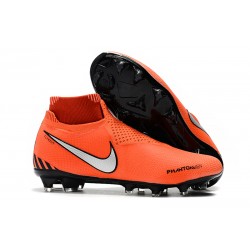 Scarpe da Calcio Nike Phantom Vision Elite DF FG Rosso Nero Bianco