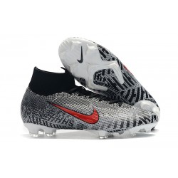 Scarpe Da Calcio Nike Mercurial Superfly VI 360 Elite FG Neymar Nero Bianco Rosso