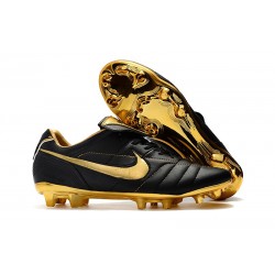 Tacchetti da Calcio Nike Tiempo Legend VII 10R Elite FG Nero Oro Metallico