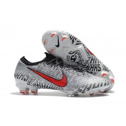 Scarpe da Calcio Neymar Nike Mercurial Vapor XII 360 Elite FG Bianco Rosso Nero