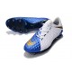 Scarpa da Calcio Per Terreni Nike Hypervenom Phantom III FG Oro Bianco Blu