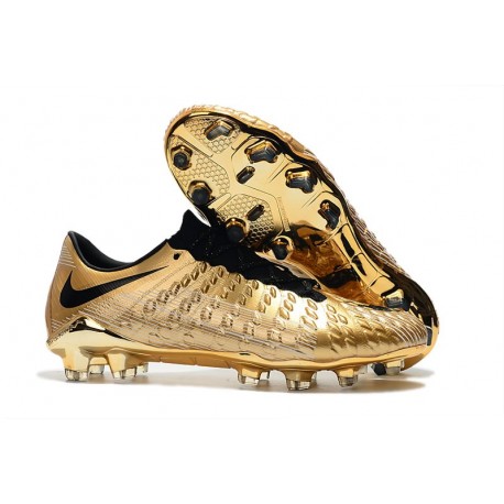 Nuove scarpe da calcio Nike Hypervenom Phantom III FG - Oro Nero