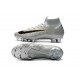 Scarpe Da Calcio Nike Mercurial Superfly VI 360 Elite FG Argento Nero