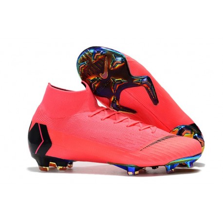 Scarpe Da Calcio Nike Mercurial Superfly VI 360 Elite FG Rosa Nero