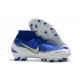 Tacchetti da Calcio Nike Phantom VSN Elite DF FG Blu Bianco Argento