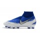 Tacchetti da Calcio Nike Phantom VSN Elite DF FG Blu Bianco Argento