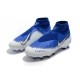 Tacchetti da Calcio Nike Phantom VSN Elite DF FG Blu Bianco Argento