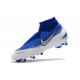 Tacchetti da Calcio Nike Phantom VSN Elite DF FG Blu Bianco Argento