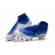 Tacchetti da Calcio Nike Phantom VSN Elite DF FG Blu Bianco Argento