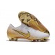 Nike Mercurial Vapor 12 Elite FG Scarpa Bianco Oro