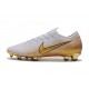 Nike Mercurial Vapor 12 Elite FG Scarpa Bianco Oro