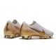 Nike Mercurial Vapor 12 Elite FG Scarpa Bianco Oro