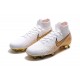 Nike Mercurial Superfly 6 Elite FG Scarpe Uomo Bianco Oro