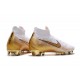 Nike Mercurial Superfly 6 Elite FG Scarpe Uomo Bianco Oro