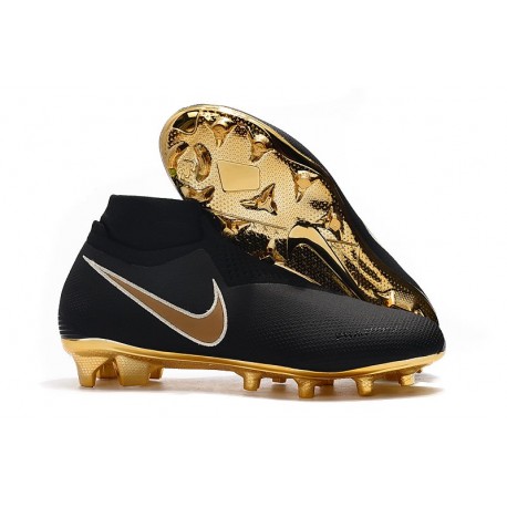 Tacchetti da Calcio Nike Phantom VSN Elite DF FG Nero Oro