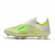 Scarpe Per Gli Uomini adidas X 18+ FG Bianco Verde