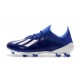 Scarpe da Calcio Nuovo adidas X 19.1 FG Blu Bianco