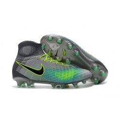 Scarpa da calcio per terreni duri Nike Magista Obra II FG - Uomo Verde Grigeo Nero