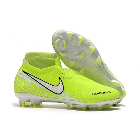 Nike Phantom Vision Elite DF FG Scarpa Volt Bianco