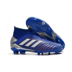 Scarpe da Calcio adidas Predator 19+ FG Blu Argento