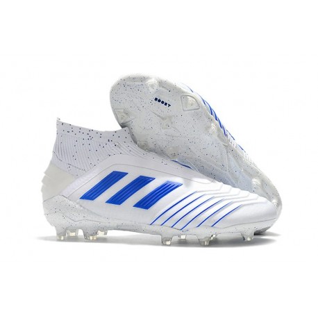 Scarpe da Calcio adidas Predator 19+ FG Bianco Blu