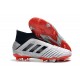 Scarpe da Calcio adidas Predator 19+ FG Argento Nero Rosso