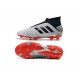 Scarpe da Calcio adidas Predator 19+ FG Argento Nero Rosso