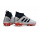 Scarpe da Calcio adidas Predator 19+ FG Argento Nero Rosso